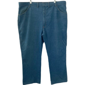 Wrangler Jeans Five Star Premium Flex Fit Light Wash Hi Rise Mens Size 46x30