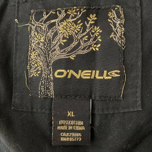 O'neill Womens Black Button Front Light Jacket XL