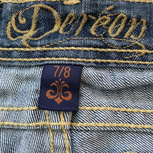 Dereon Womens Medium Wash blue Jeans Size 7 8