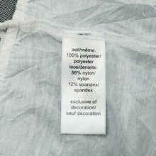 Load image into Gallery viewer, Maurices Top Open Front Womens Small White Lace Midriff Short Sleeve