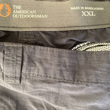 Load image into Gallery viewer, The American Outdoorsman Shorts Mens XXL Bermuda Stretch Black