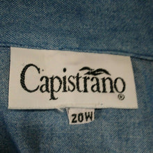 Load image into Gallery viewer, Capistrano Jeans Womens Vintage Open Front Denim Jacket 20W
