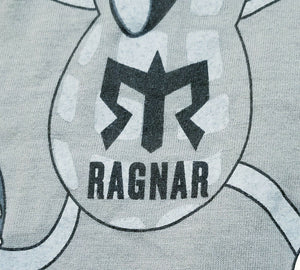 Ragner Knuts & Knockers III Womens Gray Vneck Short Sleeve Tshirt M