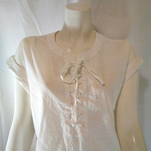 J Crew Womens White Lace Front Short Sleeve Casual Blouse Size 4