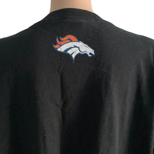 RARE NFL Denver Broncos Tshirt Mens 2X Angry Player Graphic Football TOON