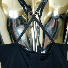 Load image into Gallery viewer, Victoria&#39;s Secret Very Sexy Womens Black Halter Criss-Cross Back Cami Top L