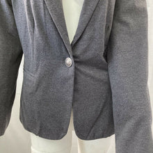 Load image into Gallery viewer, Gibson Womens Gray Fleece Blazer Jacket Size Large