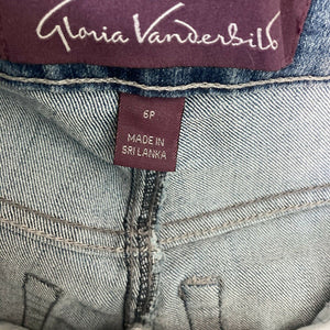 Gloria Vanderbilt Jeans Amanda Medium Wash Size 6 Petite Hi Rise