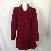 Load image into Gallery viewer, Jon and Anna Womens Maroon Red Long Cardigan Jacket Medium