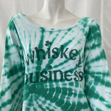 Load image into Gallery viewer, Grayson Threads Whiskey Business Womens Plus Size Cropped Green Tie Dye XXL