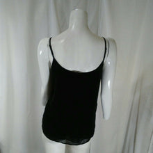 Load image into Gallery viewer, Two By Vince Camuto Womens Black Top w Metallic and Black Sequinned Stars Medium