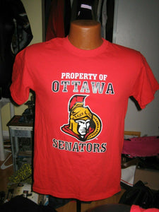 OTTAWA SENATORS T-SHIRT ADULT SIZE S HOCKEY NHL JERSEY