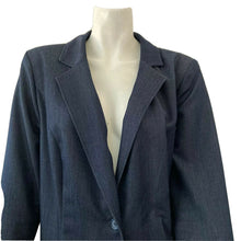 Load image into Gallery viewer, Lane Bryant Women’s Blue Denim Blazer