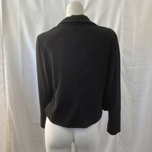 Load image into Gallery viewer, Soho Apparel Womens Black Open Front Blazer Jacket Medium