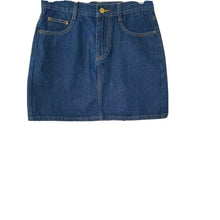 Load image into Gallery viewer, C&amp;V Chelsea &amp; Violet womens Dark Wash Denim Jean Skirt Size Small