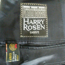 Load image into Gallery viewer, Canali Mens 100% Wool Black Pinstripe Blazer Sports Jacket Harry Rosen 56R