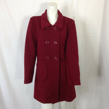 Load image into Gallery viewer, Jon and Anna Womens Maroon Red Long Cardigan Jacket Medium