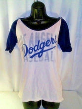 Load image into Gallery viewer, Los Angeles Dodgers Women&#39;s Pink Short Sleeve Baseball T-shirt