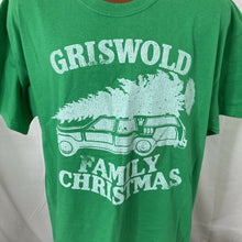 Load image into Gallery viewer, National Lampoons Griswold Family Christmas Green and White Mens Tshirt XL