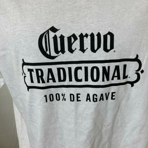 Cuero Tradicional 100% De Agave Mens Unisex White Tshirt Size Large
