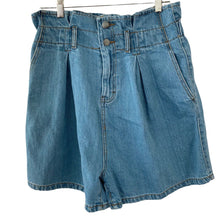 Load image into Gallery viewer, Pretty Little Thing Shorts Paper Bag Waist Denim Womens Size 10