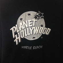 Load image into Gallery viewer, Planet Hollywood Myrtle Beach Mens Black Gray Vintage 90s Wool Jacket Size Med