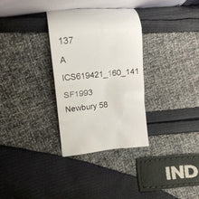 Load image into Gallery viewer, Indochino Blazer Mens Gray 100% Wool Size 50 Regular Newbury New