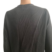 Load image into Gallery viewer, 14th &amp; Union Cardigan Sweater Womens XS Black Draped Back