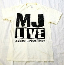 Load image into Gallery viewer, C Port &amp; Company Adults Mens Womens White MJ Live Michael Jackson Tshirt  S