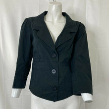 Load image into Gallery viewer, O&#39;neill Womens Black Button Front Light Jacket XL