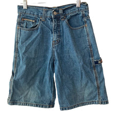 Load image into Gallery viewer, US Polo Assn Shorts Bermuda Boys Size 12 Medium Wash Blue Stretch