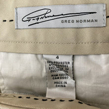 Load image into Gallery viewer, Greg Norman Shorts Bermuda Beige Size 4 Womens Stretch Golf Casual