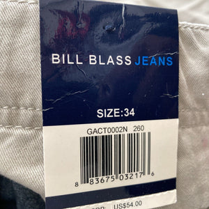 Bill Blass Cargo Shorts Mens 34 Beige New Drawstring