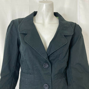 O'neill Womens Black Button Front Light Jacket XL