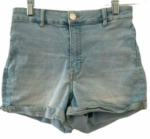 Divided H&M Light Wash Denim Short Shorts Womens Size 4