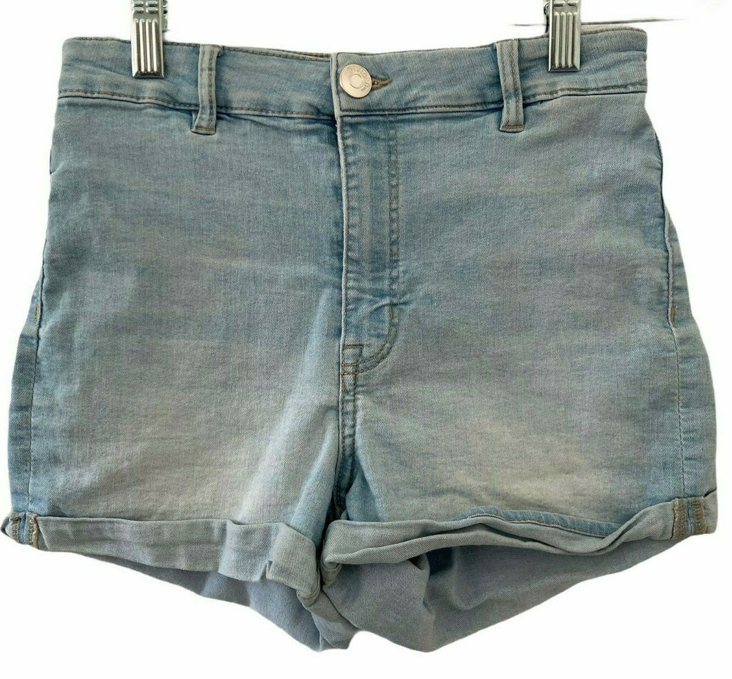 Divided H&M Light Wash Denim Short Shorts Womens Size 4