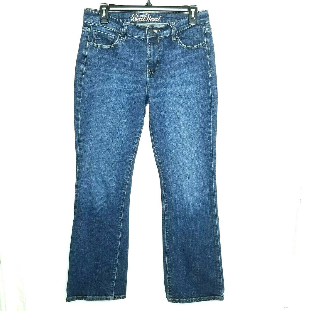 Old Navy Sweetheart Jeans Mid-Rise Bootcut Womens Size 6 Short
