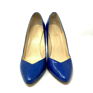 Ivanka Trump Itchalta Womens Blue Leather Pumps Size 9.5