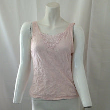 Load image into Gallery viewer, Delicates Womens Vintage Pink Lace Camisole Large