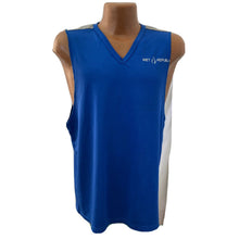 Load image into Gallery viewer, Las Vegas Wet Republic Employee Blue Sleeveless Swim shirt Small mgm grand pool