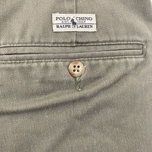 Load image into Gallery viewer, Vintage Polo Chino Ralph Lauren Shorts Mens Olive Green Size 35