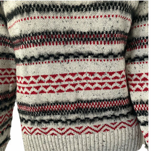 Lucky Brand Sweater Faire Aisle Pullover Multicolor Womens Size XS