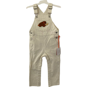 Christian Robinson Overalls Pants Denim Toddler Girls White  New W Tags 12M