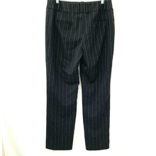 Load image into Gallery viewer, Carlisle Pants Size 12 Womens Black Wool Blend Multicolored Pinstriped