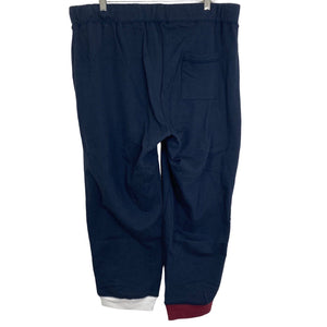 Soncy Sweatpants Womens 2X Navy blue Stretch Plus Size New