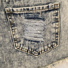 Load image into Gallery viewer, Unbranded Short Shorts Distressed Acid Wash Womens Size Large