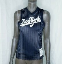 Load image into Gallery viewer, Zoo York Unbreakable Boys Navy Blue White Pin Striped Sleeveless Top Med 12 14