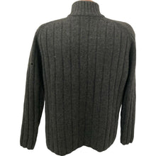 Load image into Gallery viewer, Vintage Gap Lambswool Sweater Gray Mens Pullover Zip Neck Size Medium