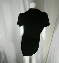 Load image into Gallery viewer, Its Our Time Womens Long Black Sweater w Fancy Neckline Medium