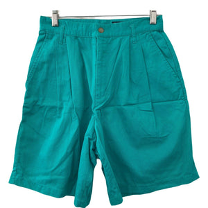 Essential Sports Loafers Shorts Bermuda Aqua Blue Womens Size 8 Hi Rise